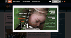Desktop Screenshot of baptistasegely.hu